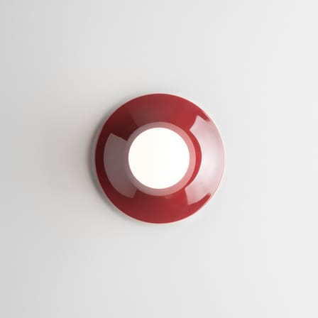 Wall Light Teti / Ceiling Light - Vico Magistretti, 1970 - Artemide | Ruby (Burgundy) - View 2