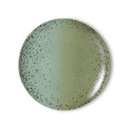 Set of 2 Plates 70s ceramics / Ø 27,5 cm - HK LIVING | Green - View 2
