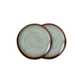 Set of 2 Dessert Plates 70s ceramics / Ø 22 cm - HK LIVING | Gray - View 1