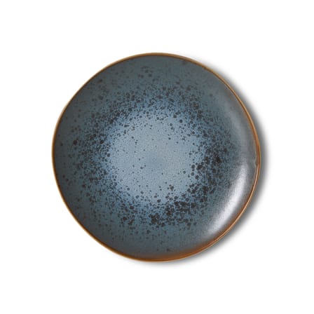 Set of 2 Dessert Plates 70s ceramics / Ø 17,5 cm - HK LIVING | Blue - View 2