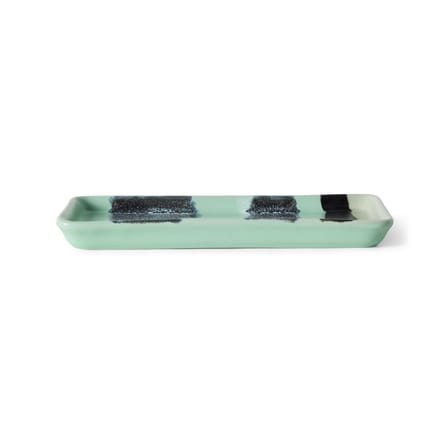 Dessert Plate 70s ceramics / 7,7 x 18 cm - HK LIVING | Green - View 3