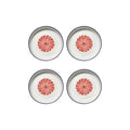 Set of 4 Soup Plates Bazaar / Ø 21 cm - Serax | Pattern : Red / Trim Blue - View 1