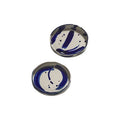 Set of 2 Soup Plates Sophia / Ø 19 cm - Hand-Painted - Serax | Beige - Blue - View 1