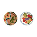 Set of 2 Plates Dljntlas 04 / Ø 25,8 cm - Serax | Multicolor - View 1