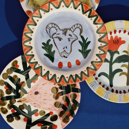 Set of 2 Plates Jane January 01 / Ø 25,8 cm - Serax | Multicolor - View 3