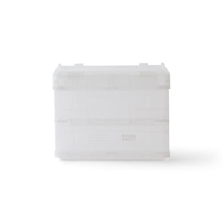 Box Blox Small Plastic Clear / 36 x 26 x H 28,5 cm - STUDIO ABOUT | Translucent - View 2