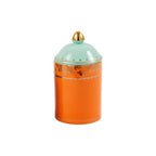 Box Grandpa Medium / Ø 11 x H20 cm - Pols Potten - POLSPOTTEN | Orange / Gold details - View 1