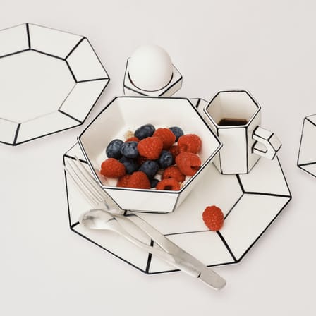 Set of 2 Bowls Carte Blanche - Serax | White - Black - View 3