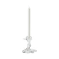Candle Holder Drip Glass Small Glass Clear / H 14 cm - POLSPOTTEN - View 1