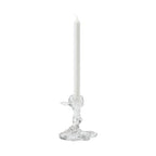 Candle Holder Drip Glass Small Glass Clear / H 14 cm - POLSPOTTEN - View 1