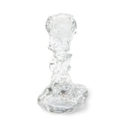 Candle Holder Drip Glass Small Glass Clear / H 14 cm - POLSPOTTEN - View 4