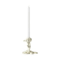 Candle Holder Drip Small Metal White / H 14 cm - POLSPOTTEN - View 1