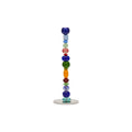 Candle Holder Perles Glass Multicolor / Small - H 34 cm - POLSPOTTEN | Chrome - Multicolor - View 1