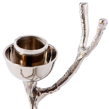 Candle Holder Twiggy XS Metal Silver / L 18 x H 14 cm - POLSPOTTEN - View 4