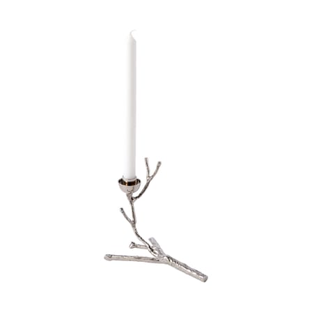 Candle Holder Twiggy XS Metal Silver / L 18 x H 14 cm - POLSPOTTEN - View 1