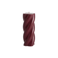 Pillar Candle Soft Serve Red / H 19,5 cm - Hay | Burgundy - View 1