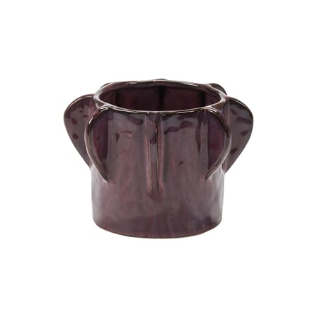 Planter Molly 02 Ceramic Purple / Vase - Ø 22 x H 15 cm - Serax | Eggplant - View 1