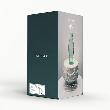 Carafe Fish & Fish 40 Years Glass Green / 85 cl - Serax | Green Clear - View 2