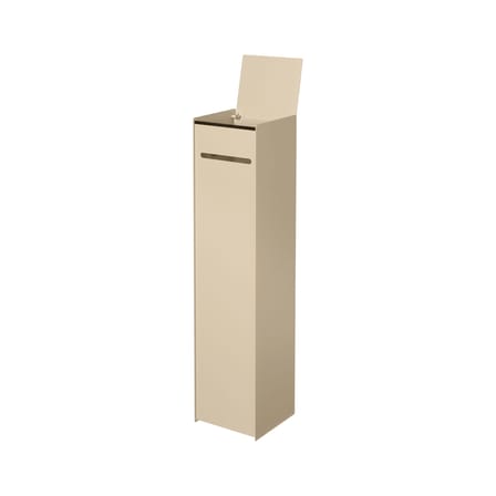 Toilet Paper Storage Sama Metal Beige / For 5 Rolls - H 59 cm - Ferm Living | Beige Cashmere - View 2