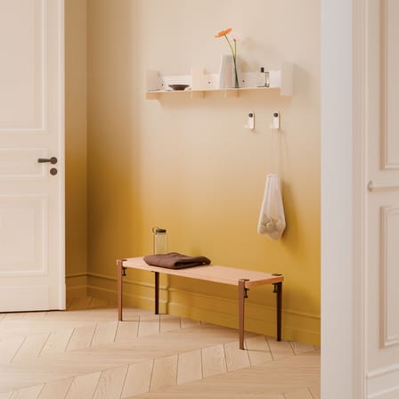 Wall Shelf Pli Vague by Uchronia / L 45 x P 15 cm - TIPTOE | Beige - View 2