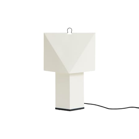 Table Lamp Aplat Small / Folded Paper - Hay | White - Base and Cable : Black - View 1