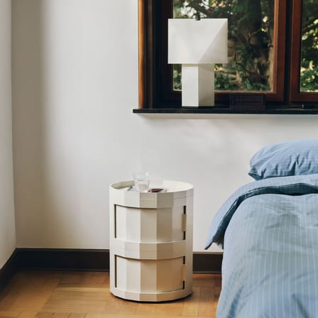 Table Lamp Aplat Small / Folded Paper - Hay | White - Base and Cable : Black - View 4