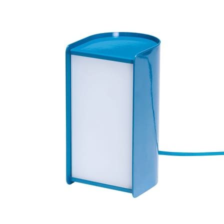 Table Lamp Book LED Metal Blue - HÜBSCH | Blue - Cable : Fabric Blue - View 2