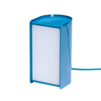 Table Lamp Book LED Metal Blue - HÜBSCH | Blue - Cable : Fabric Blue - View 2