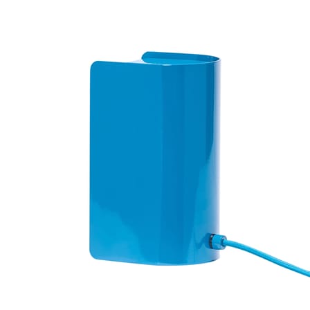 Table Lamp Book LED Metal Blue - HÜBSCH | Blue - Cable : Fabric Blue - View 3
