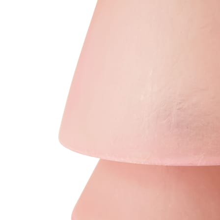 Table Lamp / H 27,5 cm - Fiberglass - HK LIVING | Pink - View 3