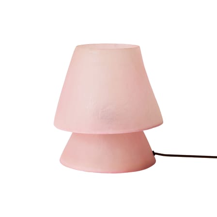 Table Lamp / H 27,5 cm - Fiberglass - HK LIVING | Pink - View 1
