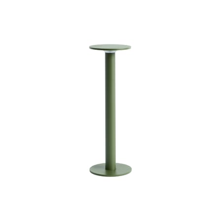 Rechargeable Outdoor Lamp Host Large / LED - H 30 cm / Magnetic Attachment - Hay | Olive Green - View 1