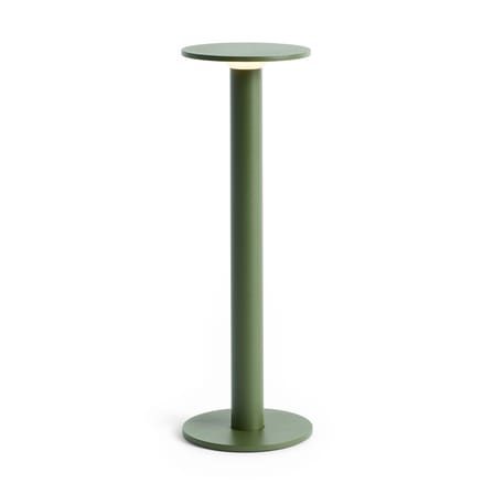 Rechargeable Outdoor Lamp Host Large / LED - H 30 cm / Magnetic Attachment - Hay | Olive Green - View 2