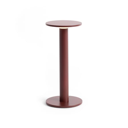 Rechargeable Outdoor Lamp Host Small / LED - H 22 cm / Magnetic Attachment - Hay | Iron Red - View 2