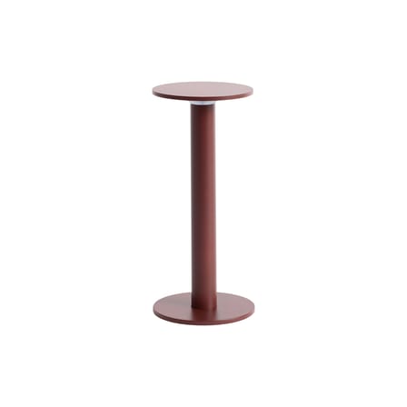 Rechargeable Outdoor Lamp Host Small / LED - H 22 cm / Magnetic Attachment - Hay | Iron Red - View 1