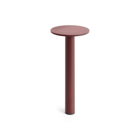 Rechargeable Outdoor Lamp Host Small / LED - H 22 cm / Magnetic Attachment - Hay | Iron Red - View 3