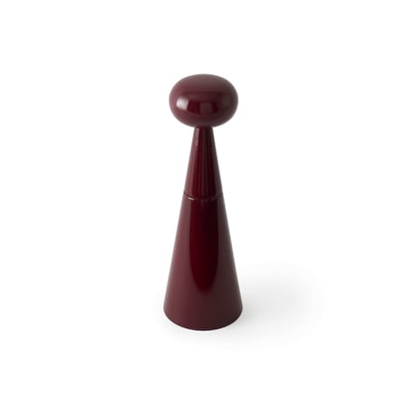 Spice Grinder Mill Small Wood Burgundy / H 25 cm - Tom Dixon - View 2