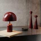 Spice Grinder Mill Small Wood Burgundy / H 25 cm - Tom Dixon - View 3
