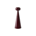 Spice Grinder Mill Small Wood Burgundy / H 25 cm - Tom Dixon - View 1