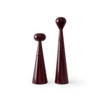 Spice Grinder Mill Small Wood Burgundy / H 25 cm - Tom Dixon - View 4