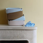 Basket Restore Tray Fabric Blue / 31 x 40 cm - Recycled Felt - Muuto | Light Blue - View 3