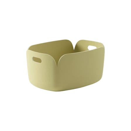 Basket Restore Fabric Green / 35 x 48 cm - Recycled Felt - Muuto | Green-Beige - View 1