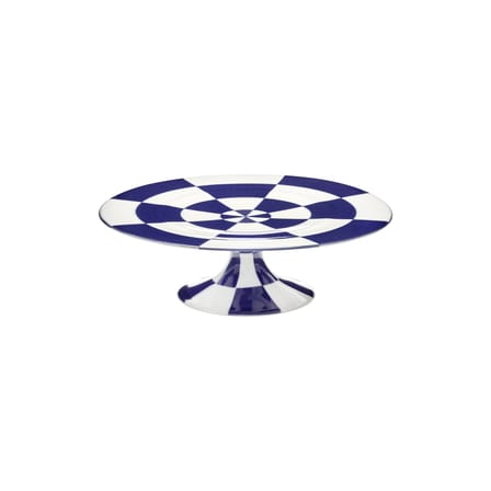 Cake Stand Fête des Bêtes Ceramic Blue / Ø 19,2 cm - Serax | White - Blue - View 1