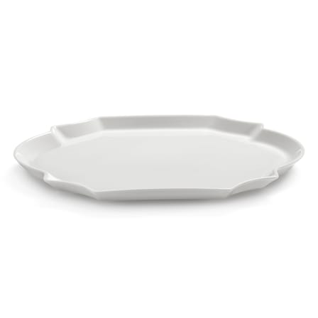 Serving Plate Perle Fine Ceramic White / 36,6 x 26,5 cm - Serax - View 4