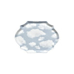 Serving Plate Rêves de Rêves Ceramic Blue / 36,6 x 26,5 cm - Serax | Sky Blue & White (Cloud pattern) - View 1