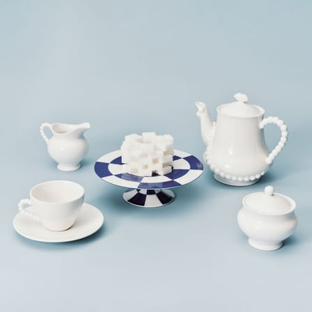 Creamer Perle Fine Ceramic White - Serax - View 4