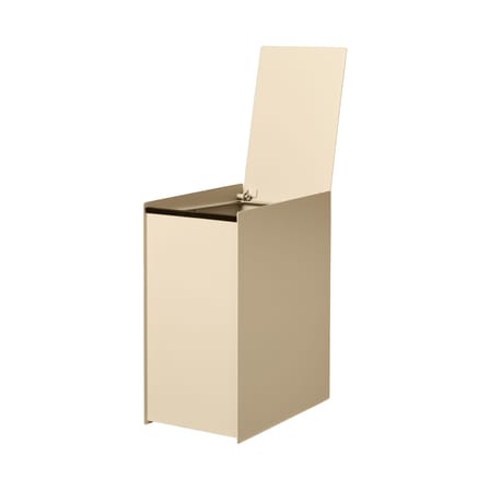 Bathroom Bin Sama Metal Beige / 5 Liters - Ferm Living | Beige Cashmere - View 2
