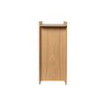 Wastebasket Sama Large Wood Natural / H 50 cm - Inner Plastic Bucket - Ferm Living | Wood Natural - Removable inner bucket : Black - View 1