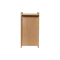 Wastebasket Sama Small Wood Natural / H 35 cm - Inner Plastic Bucket - Ferm Living | Wood Natural - Removable inner bucket : Black - View 1