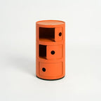 Storage Cabinet Componibili Orange pop / 3 Doors - Limited Edition - Kartell | Orange 021U Pantone - View 2